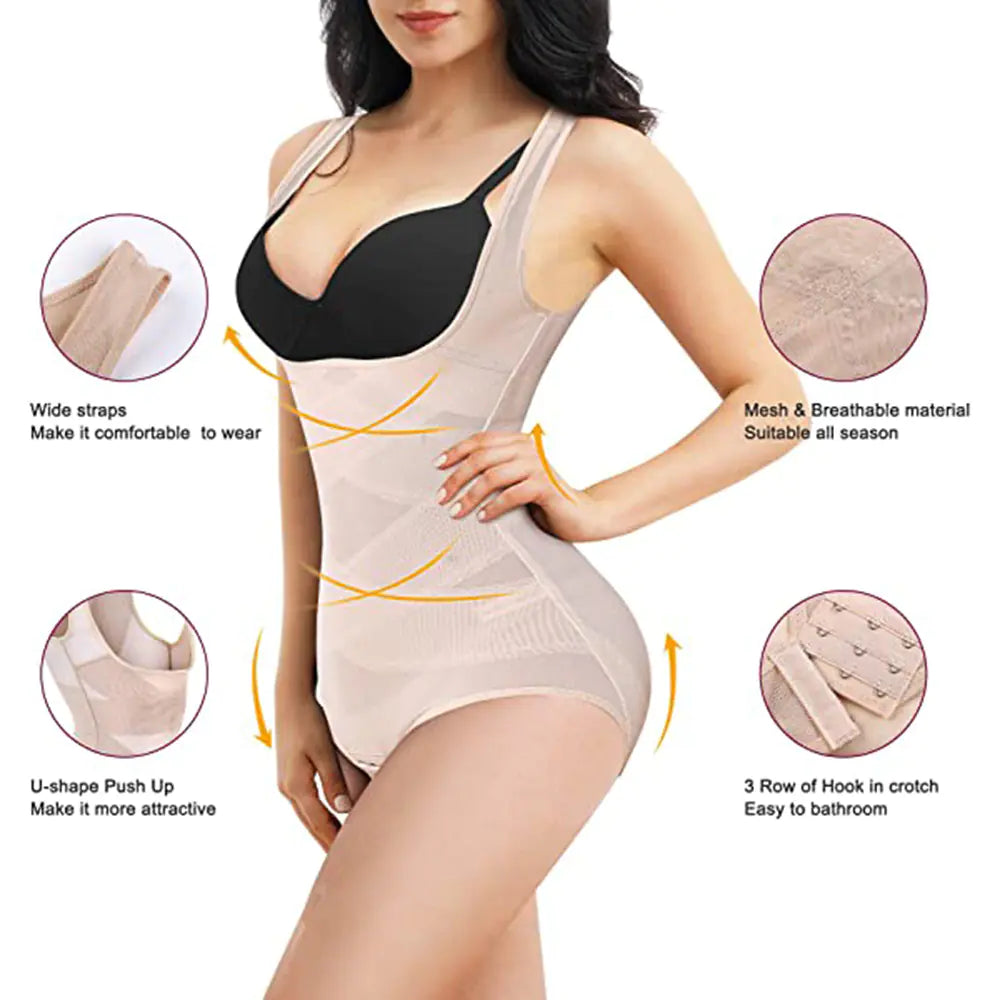 Lace Corset Shapewear for Body Shaping and Control