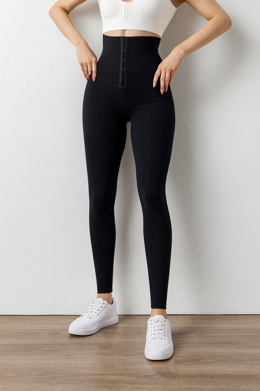 High-Waist Shaping Fitness Pants – Sculpt, Support & Enhance | PuraBellezza