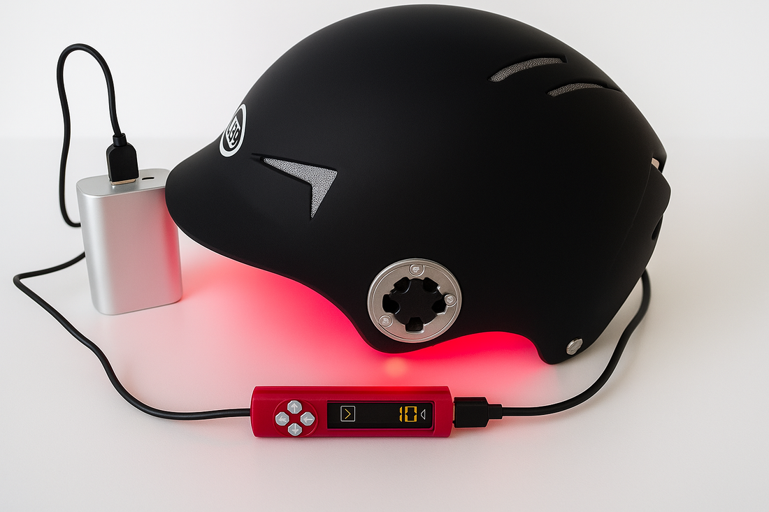 LED Hair Growth Therapy Helmet – Stimulate Natural Hair Regeneration | PuraBellezza