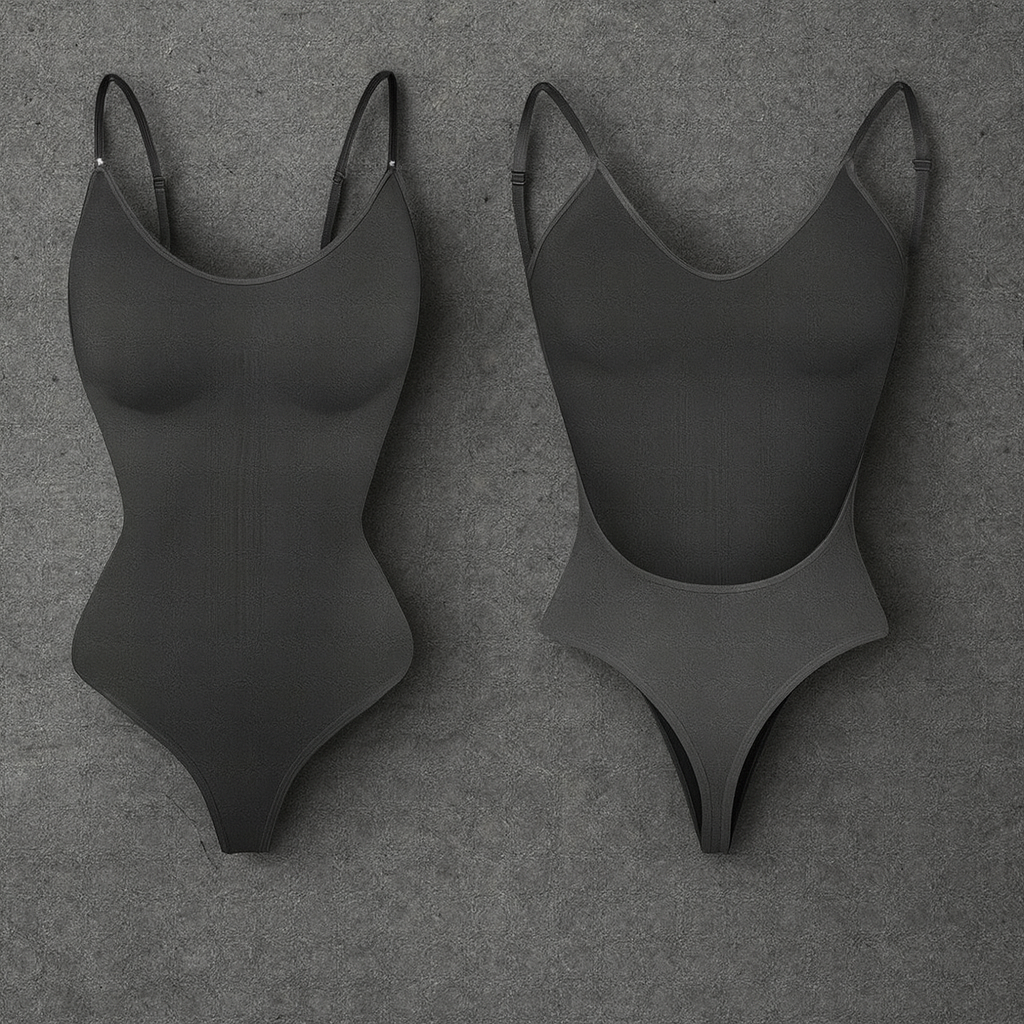 Seamless Backless Shapewear – Plus Size One-Piece