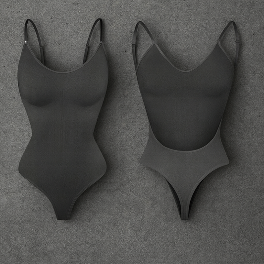 Seamless Backless Shapewear – Plus Size One-Piece