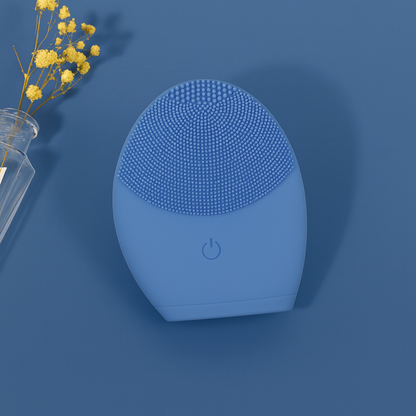Ultrasonic Silicone Facial Cleansing Brush - Electric Skin Care Device