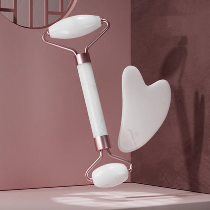Facial Massage & Scraping Roller Set