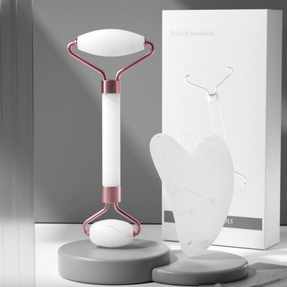 Facial Massage & Scraping Roller Set