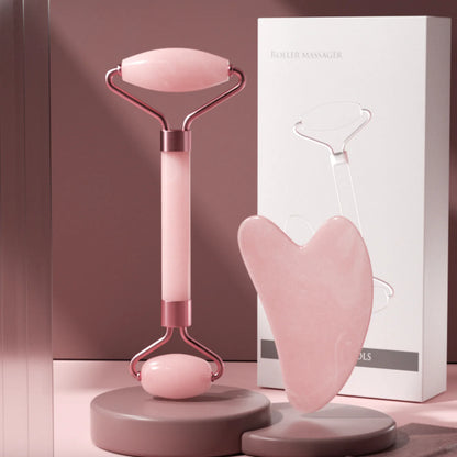 Facial Massage & Scraping Roller Set