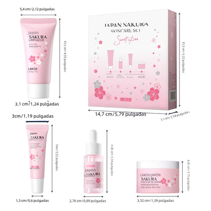 Japanese Sakura Skincare Set - 4 Pieces